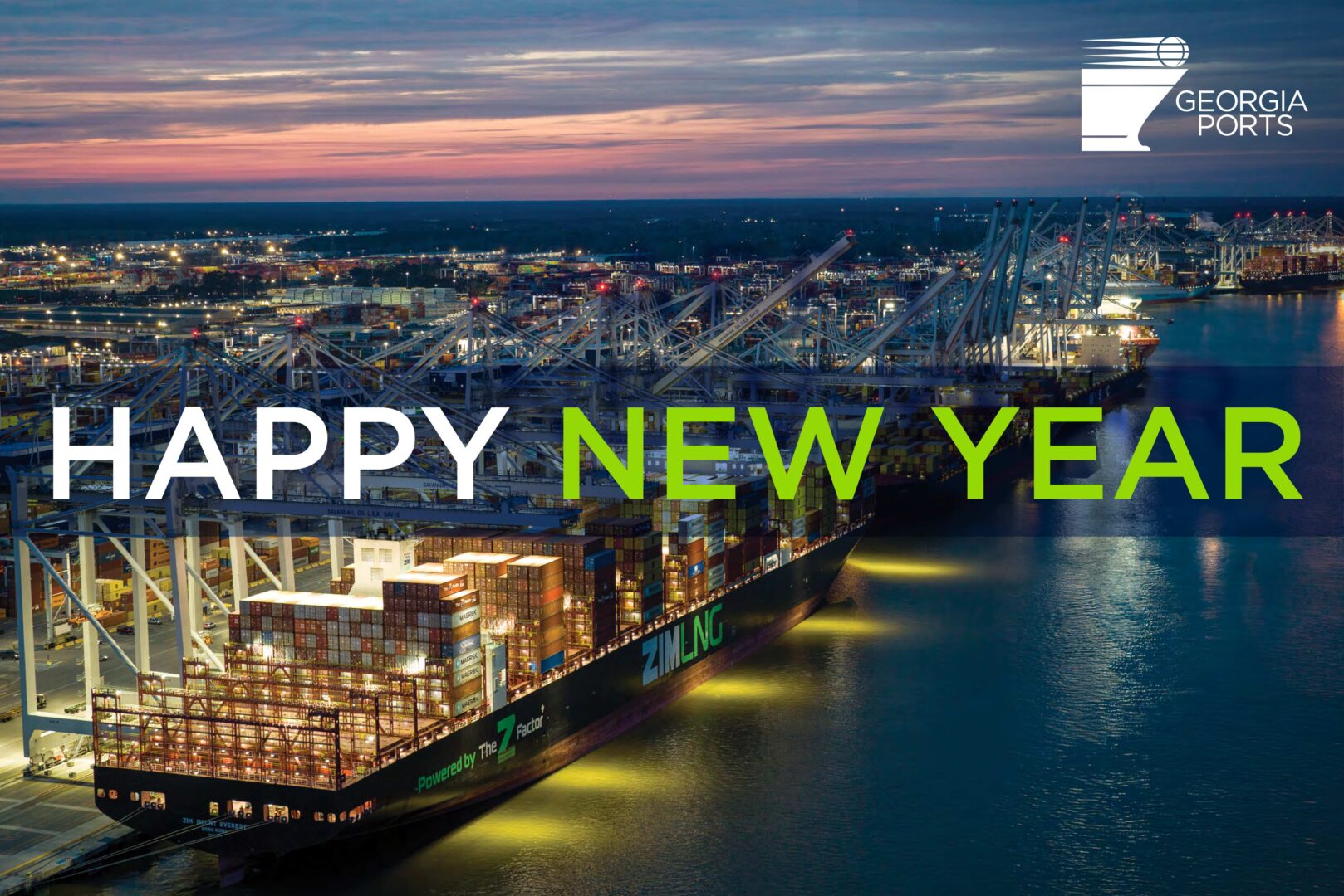 Happy New Year from the Georgia Ports Authority
