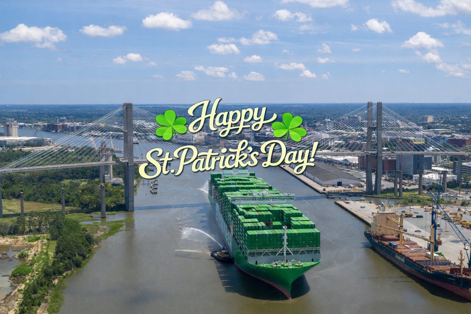 Happy St. Patrick’s Day from the Georgia Ports Authority