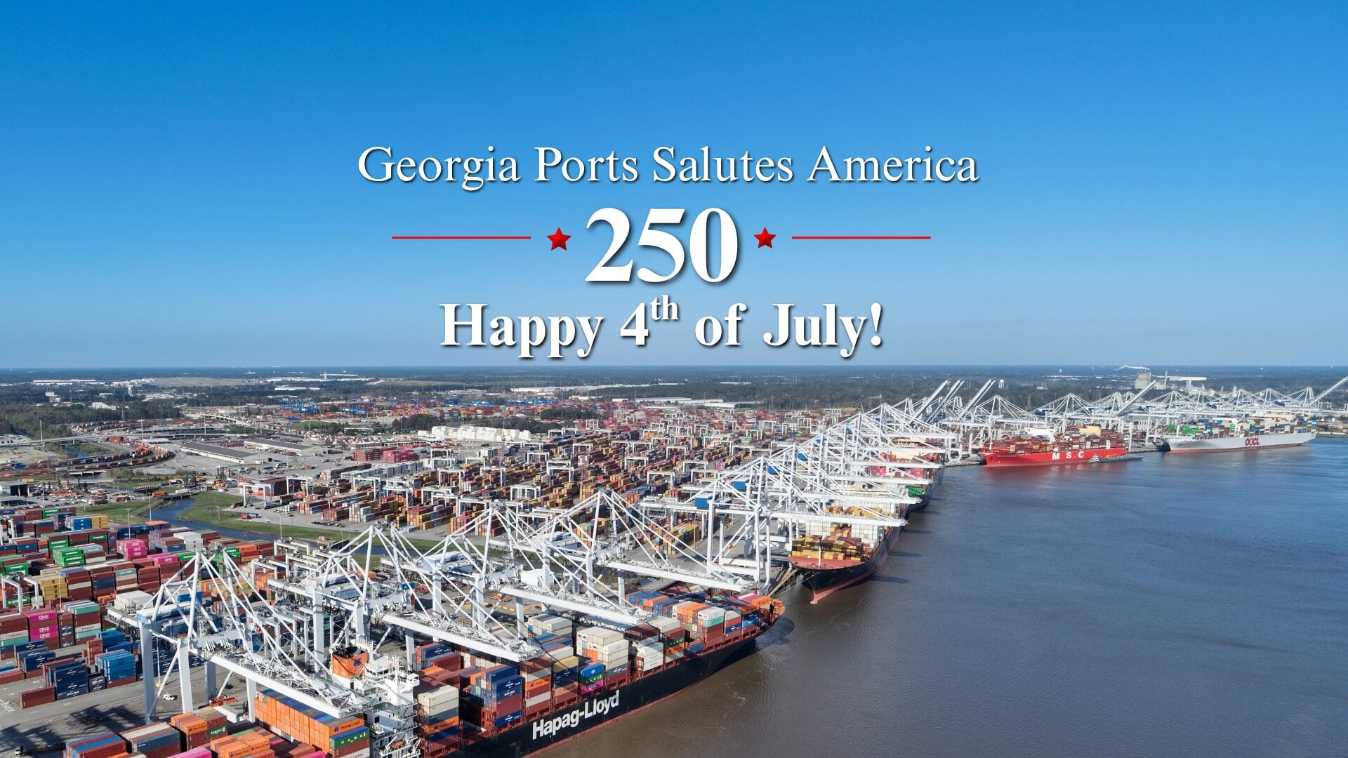 Georgia Ports salutes America 250